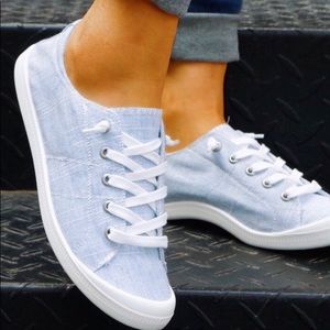 Light Blue Sneaker - Women’s